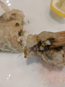 大粒の牡蠣天ぷら