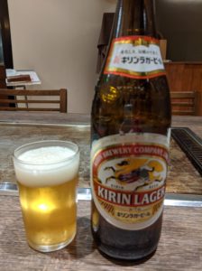 ひとりで乾杯ビール