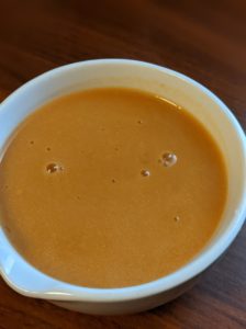 豆乳にんじんスープ