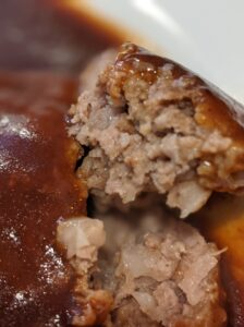 B定食クリームコロッケ・ハンバーグ・ポークソテー